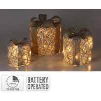 Zestaw Prezentów Led 3Szt 30Cm - Koopman