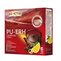 Big-Active - Pu-Erh - Herbata Czerwona O Smaku Cytrynowym (40Tb X1,8G) - Big Active
