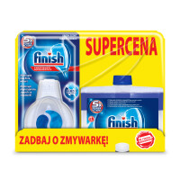 Finish Duopack Płyn Do Czyszczenia Zmywarki Regular 250Ml + Deo Odor 4Ml - Finish