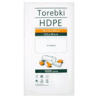 Hdpe Torebki Spożywcze 14X4X26 Cm 1000 Sztuk - HDPE