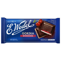 E. Wedel Czekolada Gorzka Wiśniowa 100G - Wedel