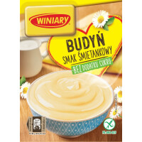Winiary Budyń Bez Dodatku Cukru Smak Śmietankowy 35G - Winiary