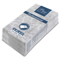 Serwetka Paw Professional Pocket Subtle Roses (Silver), Serwetki 1-Warstwowe 40X40Cm Składane 1/8 25Szt. W Paczce. - PAW Professional