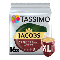 Tassimo Jacobs Caffè Crema Classico Xl Kawa Mielona 16 Kapsułek 132,8 G - Tassimo