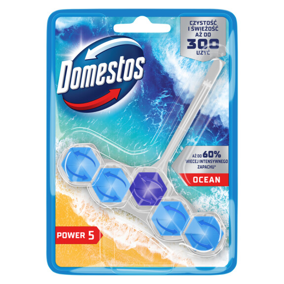 Domestos Kostka Toaletowa Power 5 Ocean 50G - Domestos