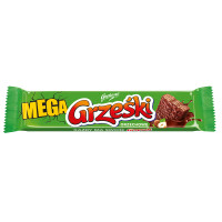 Grześki Mega Orzechowe Wafel Przekładany Kremem Orzechowym W Czekoladzie Mlecznej 48 G - GRZEŚKI