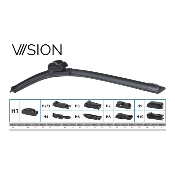 Pióro Wycieraczki Viision Ultra 475Mm, 19” - Viision