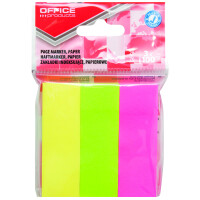 Zakładki Indeksujące Office Products 26X76Mm Zawieszka Mix - OFFICE PRODUCTS