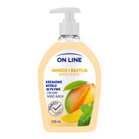 On Line Mydło Kremowe Mango&Bazylia 500 Ml Dozownik - ON LINE