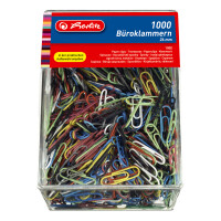 Spinacze 26 Mm Herlitz 1000 Sztuk Mix Kolorów - HERLITZ