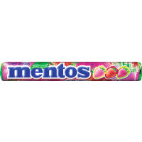 Mentos Cukierki Strawberry Mix Rolka 37,5G - MENTOS