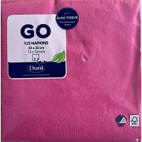 Duni Serwetki 2 Warstwowe 33X33 Cm Fuksja 125 Szt. - Duni