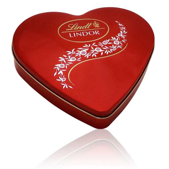 Lindt Lindor Milk Heart Tin 187G - Lindor