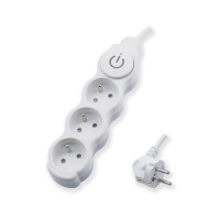Przedłużacz 3 Gniazda Z Uziemieniem I Wyłącznikiem 3X1,5Mm² 1,5M - Ecoline