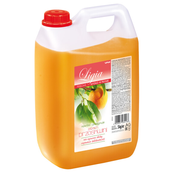 Mydło W Płynie Ligia Zapach Brzoskwiniowy 5Kg - Ligia