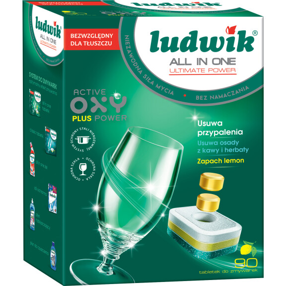 Ludwik All In One Tabletki Do Zmywarek Ultimate Power 90 Szt. - Ludwik