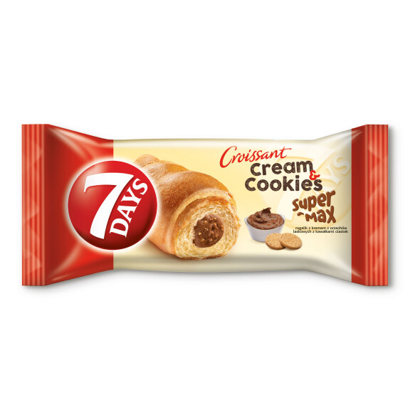 7Days Croissant Cream & Cookies Super Max 110G - 7 DAYS