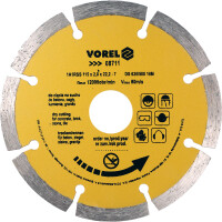 Vorel Tarcza Diamentowa 115 Mm Segmentowa - VOREL