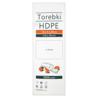 Hdpe Torebki Spożywcze 10X4X30 1000 Sztuk - HDPE