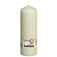 Bolsius Świeca Pieńkowa 200/68 Kremowa - Bolsius