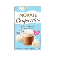 Mokate Cappuccino O Smaku Lodów Śmietankowych 160 G (20 G X 8) - Mokate