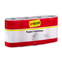 Topseller Papier Toaletowy 8 Rolek 2-Warstwowy - TOPSELLER