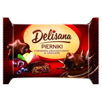 Delisana Pierniki W Czekoladzie Z Nadzieniem Wieloowocowym 200G - Delisana