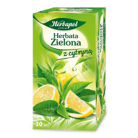 Herbapol Herbata Zielona Z Cytryną (20 Torebek X 1,7G) 34G - Herbapol