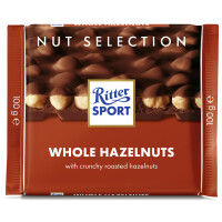 Ritter Sport Czekolada Mleczna Z Całymi Prażonymi Orzechami Laskowymi 100G - Ritter Sport