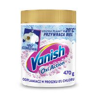 Vanish Odplamiacz Proszek Do Tkanin Białych Multi Action White 470 G - Vanish