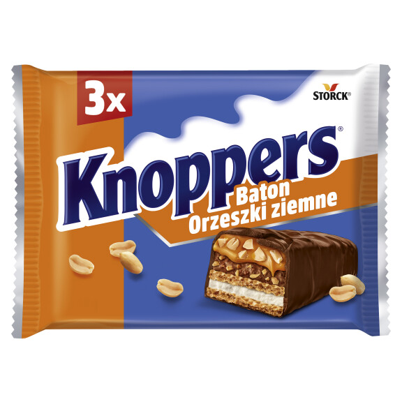 Knoppers Baton Orzeszki Ziemne 120G - Knoppers