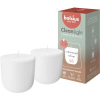 Bolsius Wkładka Do Świecy Zapachowej Cleanlight Drzewo Cedrowe I Wetiweria 2 Szt. - Bolsius