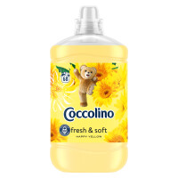 Coccolino Happy Yellow Płyn Do Płukania Tkanin O Zapachu Żółtych Letnich Kwiatów 1700 Ml - COCCOLINO