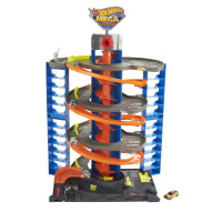 Hot Wheels City Zakręcony Mega Garaż Zestaw Parking I Auto Zabawka 4+ Gtt95 - Hot Wheels