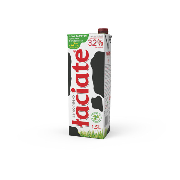 Mleko Uht Łaciate 3,2%, 1,5L - Łaciate