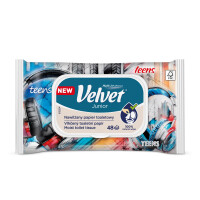 Nawilżany Papier Toaletowy Velvet Junior 48 Sztuk - VELVET