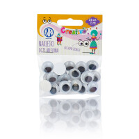 Oczy Samoprzylepne 15 Mm - Oczy Arlekina - Astra