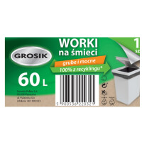 Grosik Worki Na Śmieci 60L 10Szt - Grosik