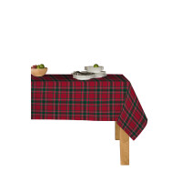 Obrus 110X160 Cm Wzór Kratka Tartan Moritz Kolor Czerwony - Mistral Home