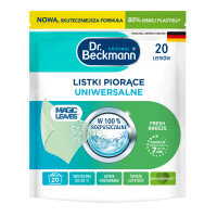 Dr.beckmann Magic Leaves Listki Piorące Fresh Breeze - Uniwersalne 20Szt. - DR. BECKMANN