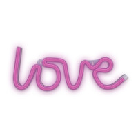 Neon Led Forever Light Love Różowy Bat + Usb Flneo5 - Forever Light
