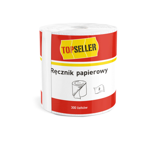 Topseller Ręcznik Papierowy 300 Listków 2-Warstwowy - TOPSELLER