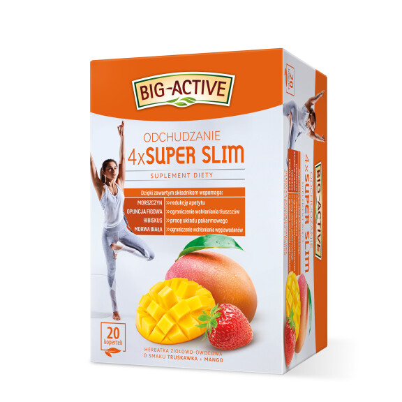 Big-Active - Superslim Odchudzanie. (Suplement Diety) (20 Torebek X 2G). 40G - Big-Active