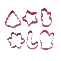Komplet 6 Wykrawaczy Nierdzewnych Christmas Cookies Altom Design - ALTOM DESIGN