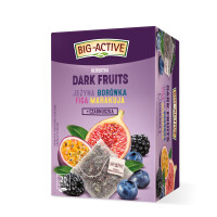 Big-Active Herbatka Owocowa Dark Fruits Jeżyna, Borówka, Figa, Marakuja + Czarnuszka 20Torebek X 2,25G/45G - Big Active