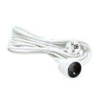 Przedłużacz Uniwersalny 10M 3X1Mm2 Biały - Ecoline