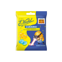 E. Wedel Cukierki O Smakach Bananowym I Gumy Balonowej Z Nadzieniem Musującym 72G - Wedel