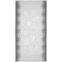 Ręcznik "Greno" Flora Ocean 50X100 Cm Popielaty - GRENO