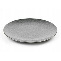 Talerz Deserowy 22Cm Zina Graphite Porcelana Bogucice - PORCELANA BOGUCICE