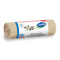 St Worki Z Taśmą Ściągającą - Zapach Vanilla Late 60L 10Szt - Stella